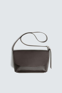 LEATHER CROSSBODY BAG - Zara фото 12