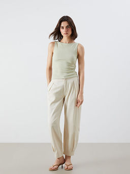 Beli Lastikli Carrot Fit Kad?n Jean Pantolon