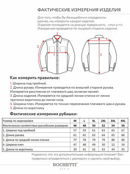 рубашка мужская белая - BOCHETTI фото 8