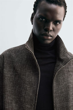 RELAXED FIT TEXTURED OVERSHIRT - Zara фото 5