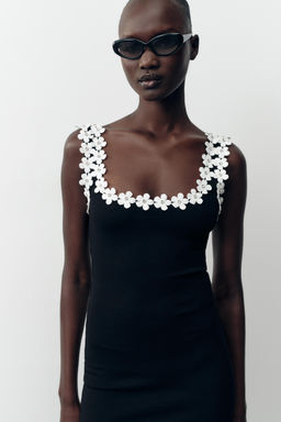 FLORAL HARDWARE STRETCH DRESS - Zara фото 10