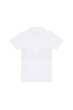 U. S. Polo Assn Белая футболка с воротником-поло для мальчика - U.s. polo assn фото 2