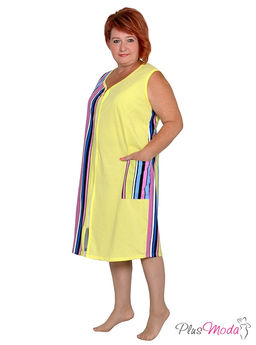 Халат Модель №1336 размеры 44-84 - Plusmoda фото 2