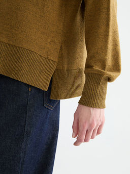 Bisiklet Yaka Oversize Kad?n Sweatshirt