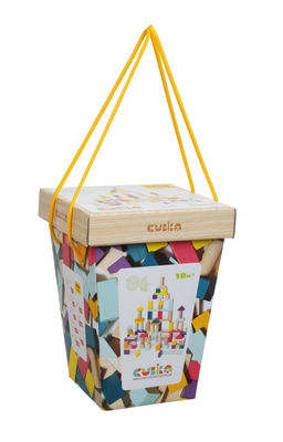 CUBIKA.15191 Конструктор в ведерке "Городок" 50 дет.