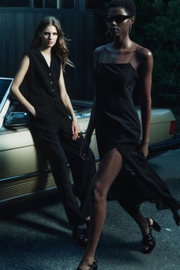 ZW COLLECTION WAISTCOAT WITH POCKETS - Zara фото 9