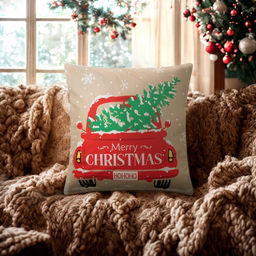 Наволочка декоративная новогодняя Этель. Но-но-но 40?40 см