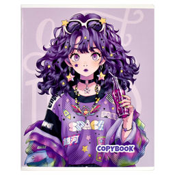 Цена за 5 штТетрадь, 48 л, клетка, арт. 66715/ 5 МОДНИЦЫ /А5+, мягкий переплёт (2 скобы), обложка - конгрев + выборочный ТВИН УФ-лак, мелованный картон 190 г/м?, Упаковка Ассорти/