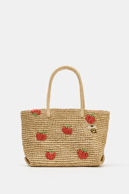 SHOPPER BORDADO / Beige claro - Zara фото 2