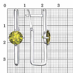 СЕРЬГИ 34814658Пл8 - Красная пресня фото 8
