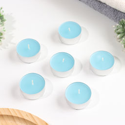 Цена за 2 шт. Набор чайных свечей ароматических "Горный воздух", 3,8х1,6 см, 3,5 ч, 12 г, 6 штук