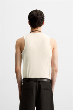 SEMI-SHEER TANK TOP - Zara фото 3