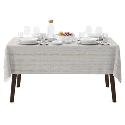 Скатерть 220х145см Рональдо беж, длина стола до 180см, на 8-10 персон, рогожка, хлопок 171г/м2, упаковка классическая 28х41см, Домашняя мода (Россия)  фото 3