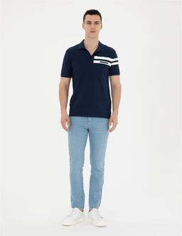 A__k Mavi Slim Fit Jean Pantolon