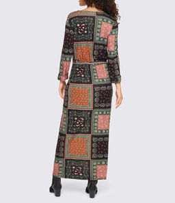 Платье, черно-розовое - Linea tesini фото 4