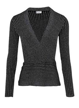 Пуловер, черно-серебристый - Heine фото 2