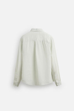 100% LINEN SHIRT - Zara фото 32