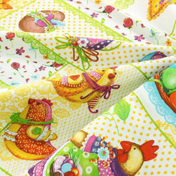 Скатерть Доляна Светлая Пасха, 110 144 см, 100 % хлопок, рогожка, 164 г/м  фото 20