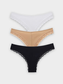 Трусы бразилиана женские в наборе, 3 шт - Mark formelle фото 8