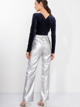 Боди из бархата OD-844-2 т.синий - Tantino фото 4