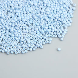 Бисер стекло 12/0 «Детский голубой», ровный №674, 450 г