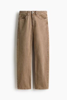 Straight High Waist Ankle Jeans - H&m фото 7