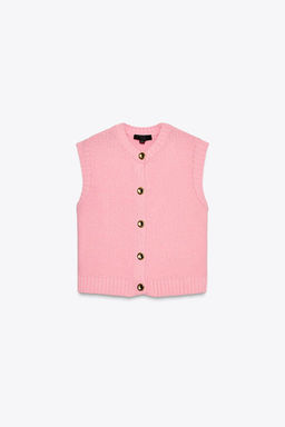 KNIT VEST TOP - Zara фото 4