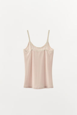 POINTELLE LACE STRAPPY TOP - Zara фото 5