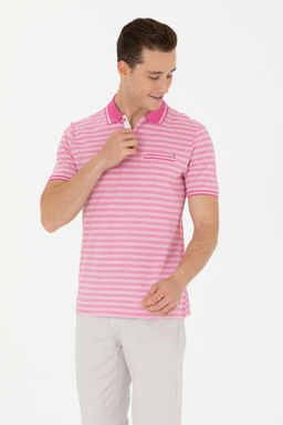 Мужская розовая футболка Неожиданная скидка в корзине - U.s. polo assn фото 8