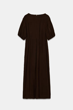 HALTER EYELET MIDI DRESS - Zara фото 23