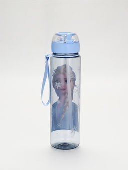 Бутылка пластиковая с трубочкой «Снежная принцесса», 800 мл