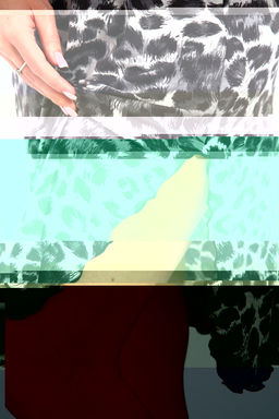 Туника женская из вискозы из вискозы Олеся серый леопард