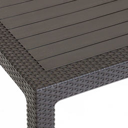 Набор садовой мебели «Ротанг», диван, 2 кресла, стол, коричневый