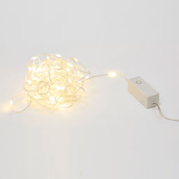 ULD-S1000-100/DTA WARM WHITE IP20 DEW BAND Гирлянда светодиодная "Полоса", 10м. 100 светодиодов. Теплый белый свет. Провод прозрачный. ТМ Uniel