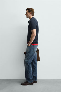 POLO PUNTO REGULAR FIT / Marino - Zara фото 4