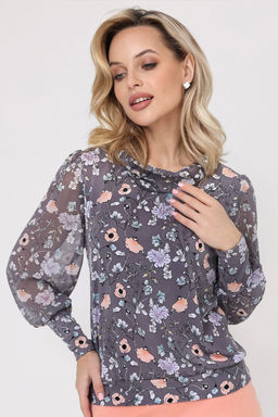 Блузка женская 7049-27/06/Кремовый, розовый - Rise фото 3