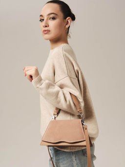 Сумка Lips DBR 30742 бежевая нуга  фото 5