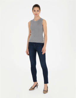 Gri Melanj Ex. Slim Fit Triko Bluz - Pierre cardin фото 4