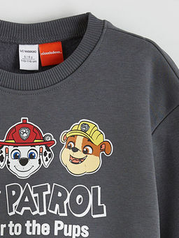 Paw Patrol Bask?l? Erkek ?ocuk Kal?n Sweatshirt