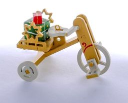 Елочная игрушка - Детский велосипед с багажником 290-3 Star - Idh фото 4