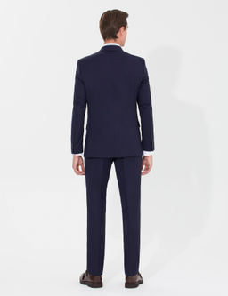 Темно-синий приталенный костюм - Cacharel фото 4