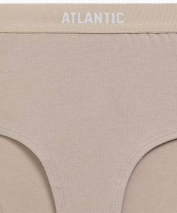 ATLANTIC 3CLP-009 Трусы макси спорт Maxi Sport - набор 3 шт. бежевый + розовый + зеленый  фото 4