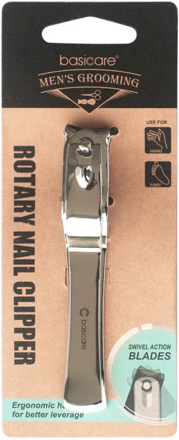 BASICARE Клиппер для ногтей с поворотными лезвиями