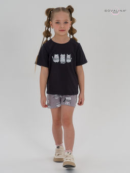 Костюм Лайт фуме-котейки на сером ПК - Sovalina фото 11