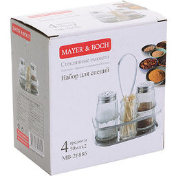 26886 Набор для специй 4 предмета MB (х48) - Mayer&boch фото 3