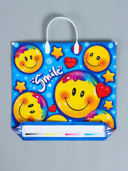 Цена за 10 шт. Пакет «Лайк», полиэтиленовый с пластиковой ручкой, 80 мкм 37×34 см