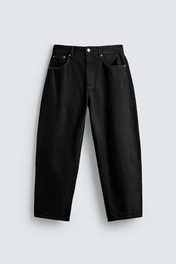 TAPERED WIDE-LEG JEANS - Zara фото 7