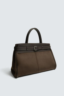 BOLSO COMBINADO CINTUR?N / Marr?n - Zara фото 2