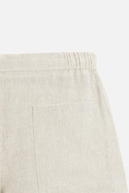 100% LINEN BERMUDA SHORTS - Zara фото 9
