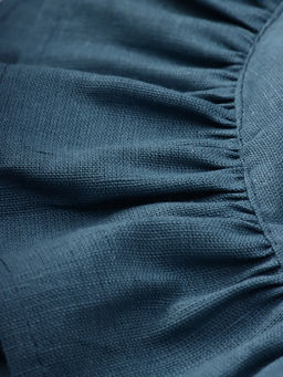 Набор салфеток «Этель», 36×36 см - 2 шт., тёмно-бирюзовый, лён 48%, хлопок 52%, 206 г/м²